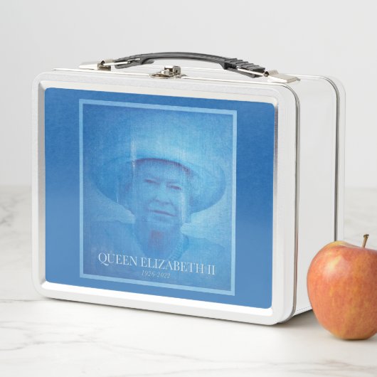 Königin Elizabeth II 1926-2022 Metall Brotdose (Beispiel)