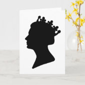 Königin Elizabeth II Karte (Gelbe Blume)