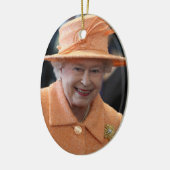 Königin Elizabeth II. Königin des Vereinigten Köni Keramik Ornament (Links)