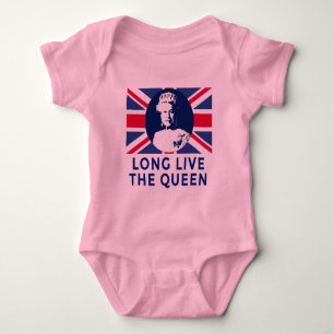 Königin Elizabeth II. Lang lebe die Königin Baby Strampler