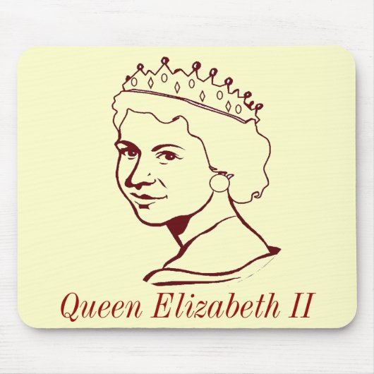 Königin Elizabeth II Mousepad (Vorne)