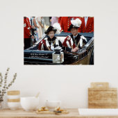 Königin Elizabeth II. & Prinz Philip 1986 Poster (Küche)