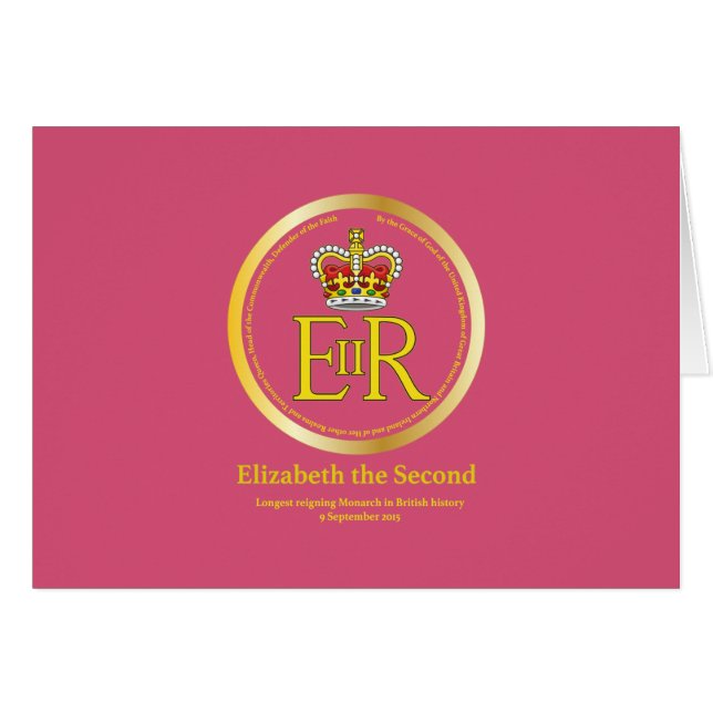 Königin Elizabeth II Reign (Vorderseite (Horizontal))