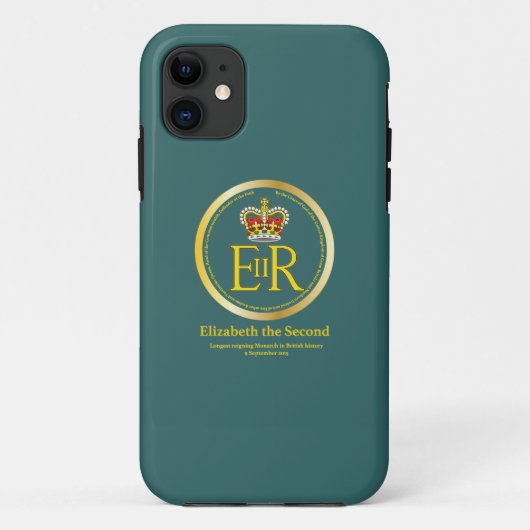 Königin Elizabeth II Reign Case-Mate iPhone Hülle (Rückseite)