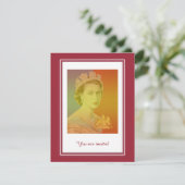 Königin Elizabeth II Reign Einladung (Stehend Vorderseite)