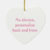 Königin Elizabeth II Reign Keramikornament (Hinten)