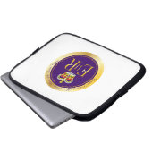 Königin Elizabeth II Reign Laptopschutzhülle (Vorne Knopf)