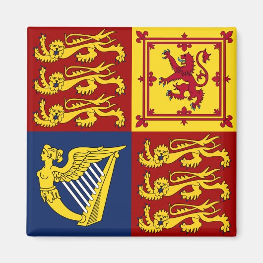 Königin Elizabeth II. Royal Standard Magnet (Vorne)