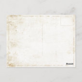 Königin Elizabeth II Silhouette auf der britischen Postkarte (Rückseite)