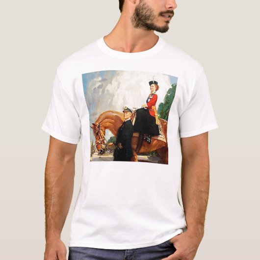 Königin Elizabeth II T-Shirt (Vorderseite)