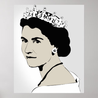 Königin elizabeth poster