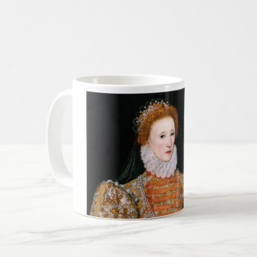 Königin Elizabeth - Tasse (Vorderseite Links)