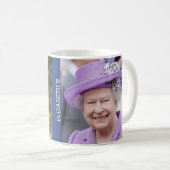 Königin Elizabeth von England Kaffeetasse (VorderseiteRechts)