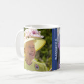 Königin Elizabeth von England Kaffeetasse (Vorderseite Links)