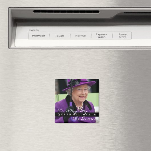 Königin Elizabeth von England Magnet (In Situ (Geschirrspüler))