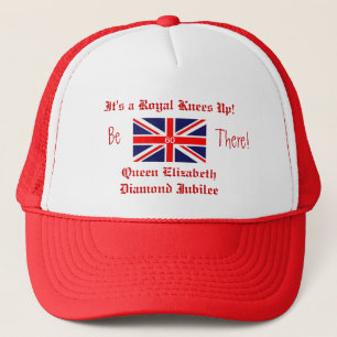 Königin Elizabeth's Diamond Jubilee/Britische Fla Truckerkappe