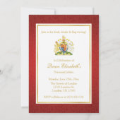 Königin Elizabeths Diamond Jubilee Party Einladung (Rückseite)