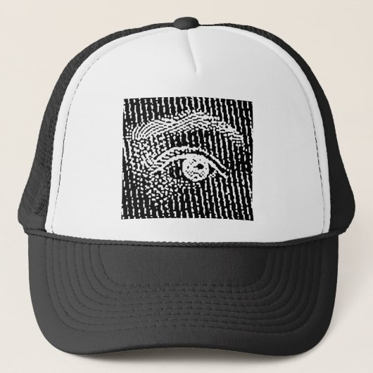 Königin Elizabeth's Eyes Truckerkappe (Vorderseite)