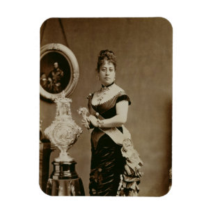 Königin Emma (1836-85) (Sepiaphotographie) Magnet