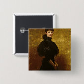 Königin Erzsebet Button (Vorne & Hinten)