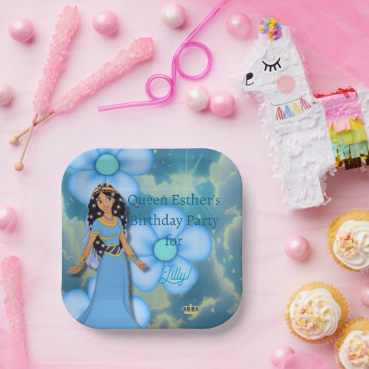 Königin Esther's Royalty Birthday Pappteller (Party)