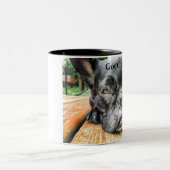 Königin FiFi got Kaffee-Tasse Zweifarbige Tasse (Mittel)