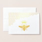 Königin Folienkarte (Vorderseite mit Umschlag)