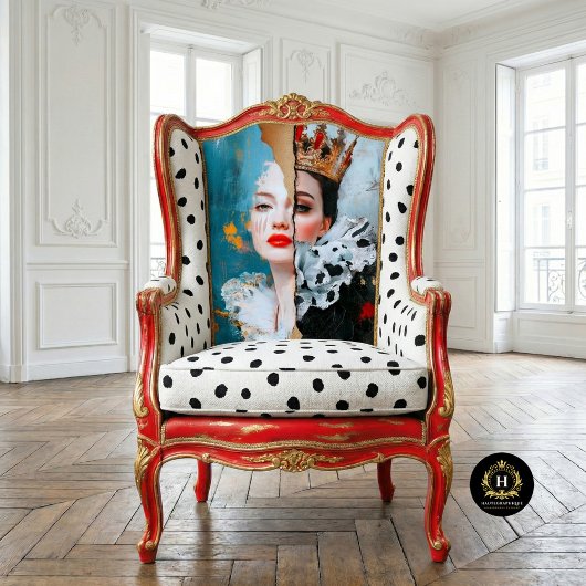 Königin Frauengeschichte Monat Dekoupage Seidenpapier