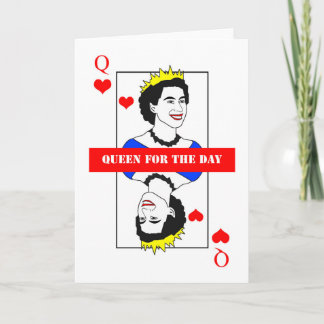 Königin für den TAG! Karte