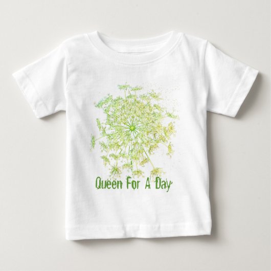 Königin für einen Tag Baby T-shirt (Vorderseite)