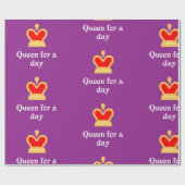 Königin für einen Tag Geschenkpapier (Flach)