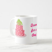 Königin für einen Tag Kaffeetasse (Vorderseite Links)