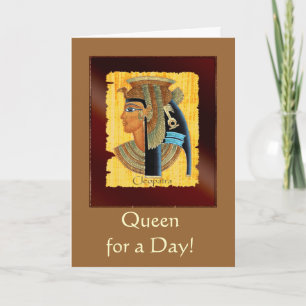 "Königin für einen Tag!" Muttertagskarte Karte