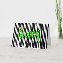 Königin-Geburtstags-Karte (Standardgröße)