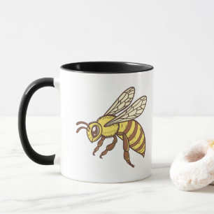 Königin-Gelbe Honigbiene Tasse