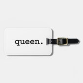 Königin Gepäckanhänger (Vorderseite horizontal)