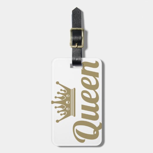 Königin Gepäckanhänger (Vorderseite vertikal)