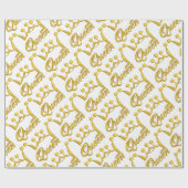 Königin Geschenkpapier (Flach)