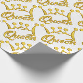 Königin Geschenkpapier (Ecke)