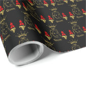 Königin Geschenkpapier (Rolleneckpunkt)