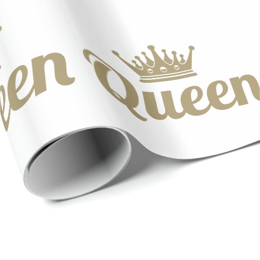 Königin Geschenkpapier (Rolleneckpunkt)