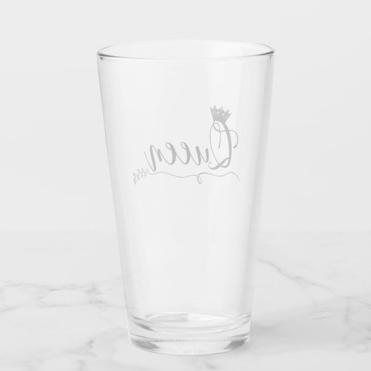 "Königin" Glas (Rückseite)