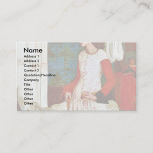 Königin Guinevere durch William Morris (beste Visitenkarte