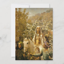 Königin Guineveres Maying Einladung