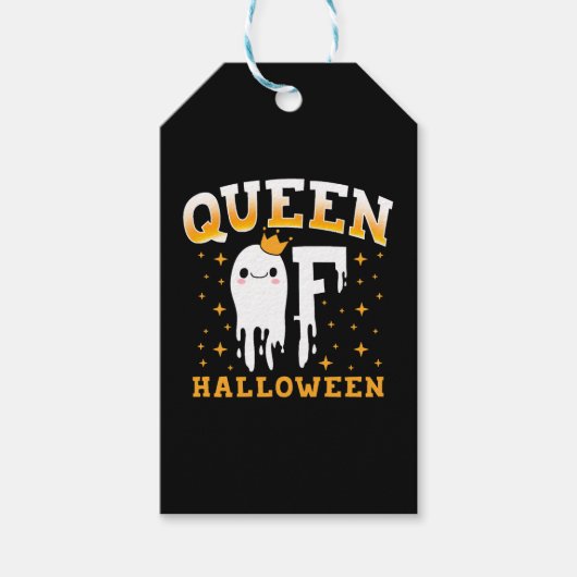 Königin Halloween Geschenkanhänger (Vorderseite)