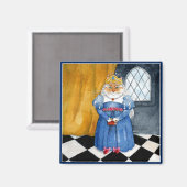 Königin-Heather-Katzenmagnet Magnet (Vorderseite/Rückseite)