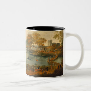 Königin Henrietta Maria mit Sir Jeffrey der Zweifarbige Tasse