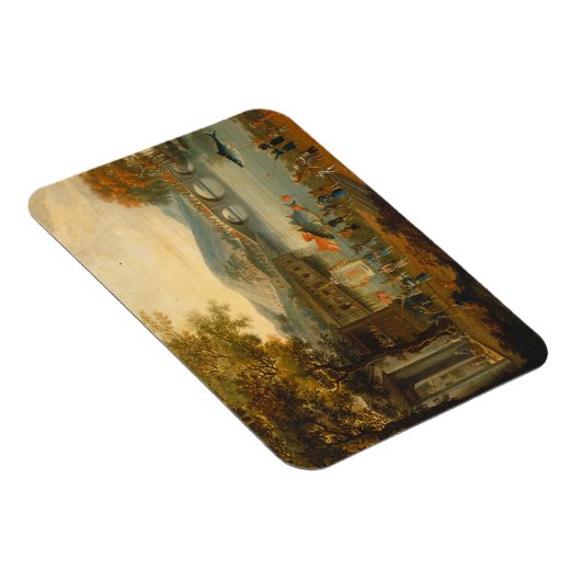 Königin Henrietta Maria mit Sir Jeffrey Hudson, Magnet (Rechte Seite)