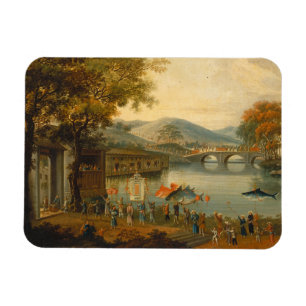 Königin Henrietta Maria mit Sir Jeffrey Hudson, Magnet