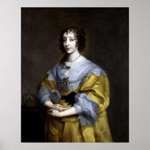 Königin Henrietta Maria Poster